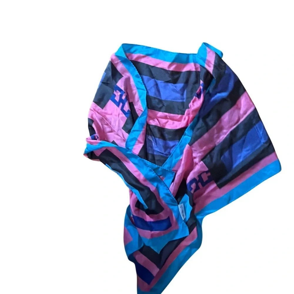 Striped Blue and Pink Women's Scarf